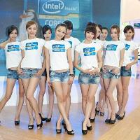 Áo thun quảng cáo Intel